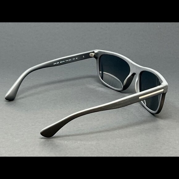 Prada Sunglasses PR15R-TV43C2 Matte Gray 60mm Gray Lens Men's Italy Authentic - Picture 6 of 10